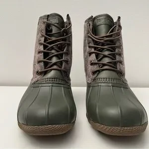 Sperry Saltwater Rain Boots Olive Green/Camouflage Water Resistant Men’s Size9.5 Sperry Men main image 4